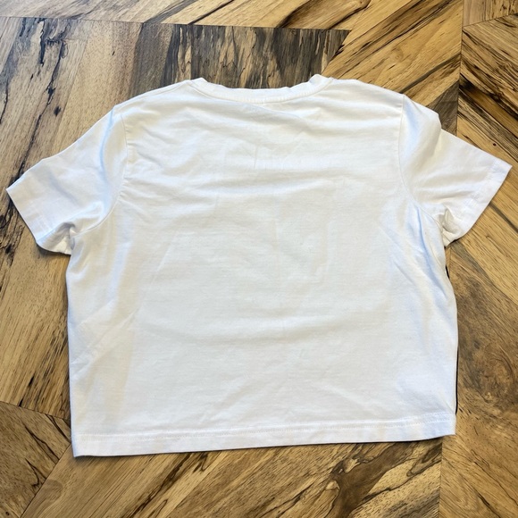 Pink Soda Sport White Crop Top Women’s M - Picture 2 of 3